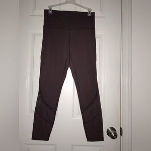 Lululemon plum leggings sz 8